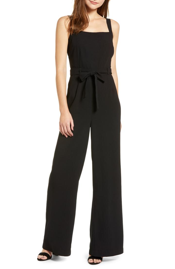 Women's Cupcakes And Cashmere Sleeveless Crepe Jumpsuit