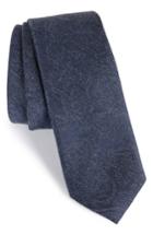 Men's Calibrate Syne Paisley Silk Blend Tie, Size - Blue
