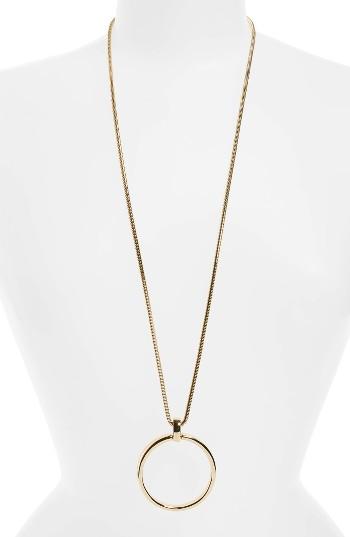 Women's Nordstrom Open Circle Long Pendant