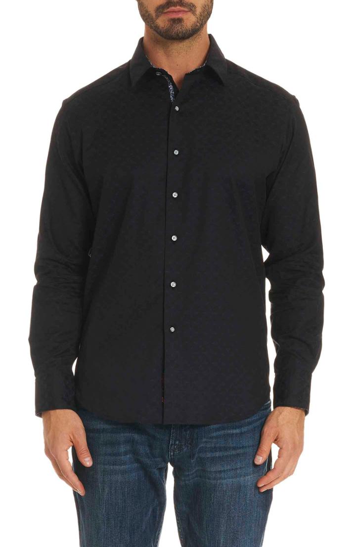 Men's Robert Graham Diamante Classic Fit Print Sport Shirt