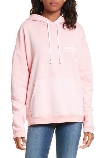 Women's Frame Oversize Hoodie - Pink