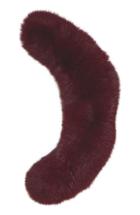 Women's Burberry Genuine Fox Fur Collar, Size - Purple