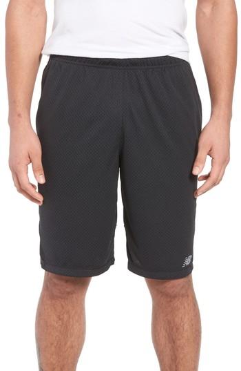 Men's New Balance Tencity Knit Shorts - Black