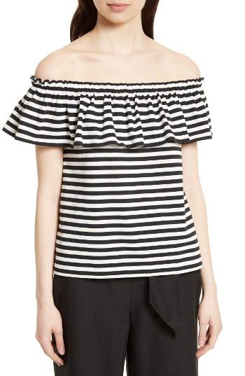 Women's Kate Spade New York Stripe Off The Shoulder Top