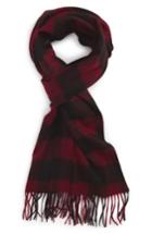 Men's Nordstrom Men's Shop Check Cashmere Scarf, Size - Red
