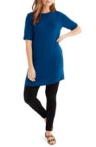 Women's Universal Standard For J.crew Crewneck Tunic - Blue