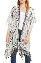 Women's Nordstrom Print Kimono Wrap, Size - Ivory