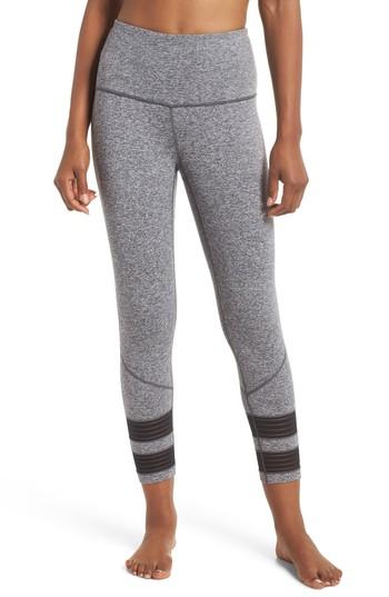 Women's Zella High Waist Twin Crop Leggings, Size - Grey