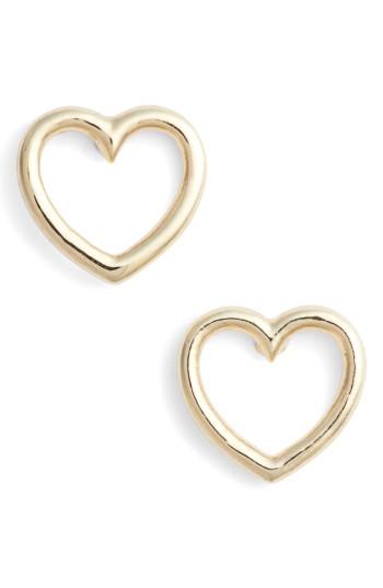 Women's Estella Bartlett Small Open Heart Stud Earrings