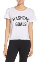 Women's Private Party Hashtag Goals Tee - White