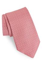 Men's Salvatore Ferragamo Ego Print Silk Tie, Size - Pink