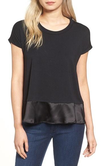 Women's Amour Vert Melanie Silk Trim Tee