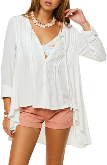 Women's O'neill Noelle High/low Top - White