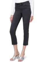 Women's Sanctuary Robbie Raw Hem Skinny Crop Jeans - Black