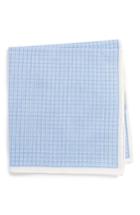 Men's Calibrate Geometric Cotton & Silk Pocket Square