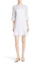 Women's Kate Spade New York Flounce Lace Shift Dress - White