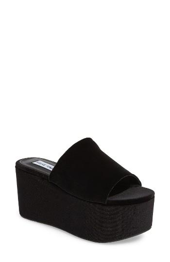 Women's Steve Madden Harlow Platform Sandal M - Black