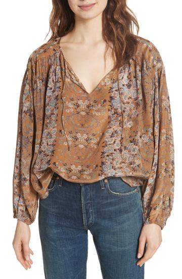 Women's Mes Demoiselles Jethro Split Neck Blouse