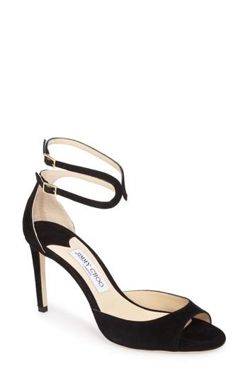 Women's Jimmy Choo Lane Sandal Us / 37eu - Black