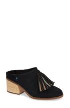 Women's Toms Leila Tassel Mule B - Black