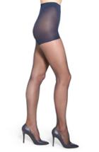 Women's Nordstrom Control Top Pantyhose, Size D - Blue