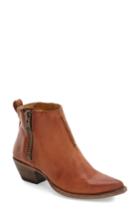 Women's Frye 'sacha' Washed Leather Ankle Boot M - Brown
