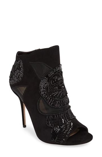 Women's Imagine By Vince Camuto Cress Embellished Open Toe Bootie