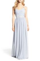 Women's Hayley Paige Occasions Sleeveless Chiffon Gown - Metallic