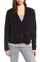 Women's Eileen Fisher Organic Cotton Blend Cardigan, Size - Black