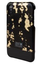 Hex Focus Leather Iphone X Case - Black