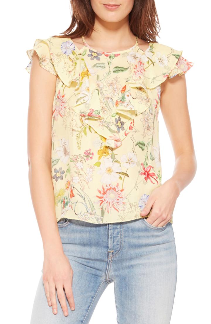 Women's Parker Terry Floral Silk Top