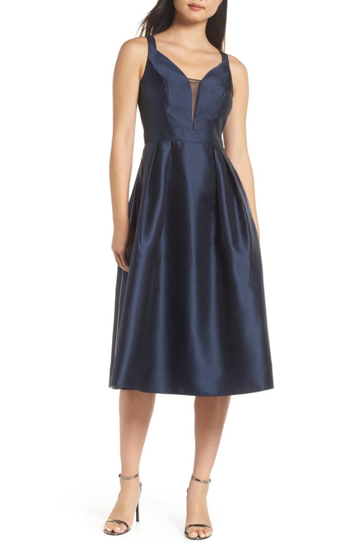 Women's Adrianna Papell Mikado Tie Back Dress