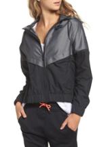 Women's Nike Chambray Drawstring Jacket - Black