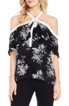 Women's Vince Camuto Bouquet Ruffle Off The Shoulder Blouse - Black