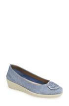 Women's The Flexx 'run Away' Wedge M - Blue