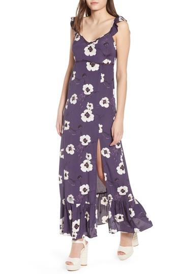 Women's Leith Ruffle Maxi Dress - Purple