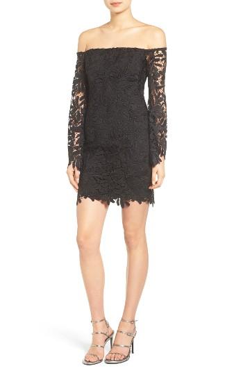 Women's Bardot Flora Lace Off The Shoulder Dress