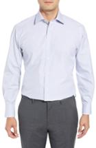 Men's David Donahue Regular Fit Check Dress Shirt .5 - 32/33 - Grey