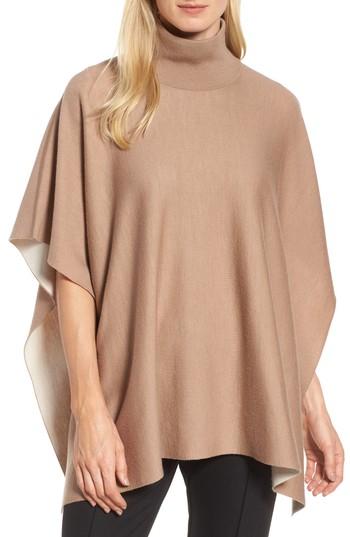 Women's Boss Lilja Wool Poncho, Size - Beige