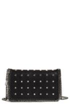 Stella Mccartney Mini Falabella Star Studded Crossbody Bag - Black