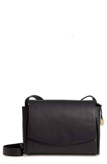 Skagen Sylvi Leather Crossbody Bag - Black