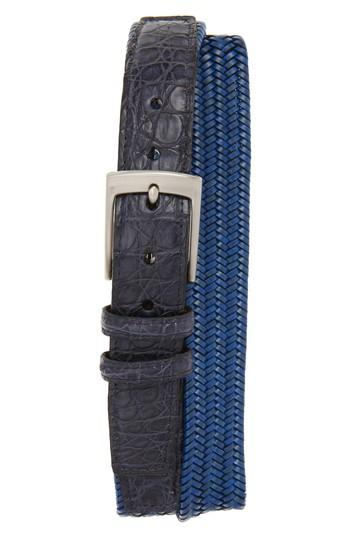 Men's Torino Belts Stretch Woven Leather Belt