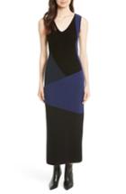Women's Diane Von Furstenberg Body-con Knit Maxi Dress - Black