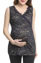 Women's Kimi And Kai Grace Wrap Lace Maternity Top