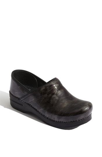 Women's Dansko 'professional' Marbled Patent Leather Clog .5-7us / 37eu - Grey