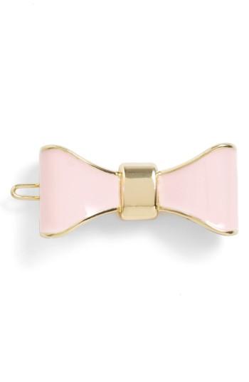 L. Erickson 'prim' Bow Tige Boule Barrette, Size - Pink