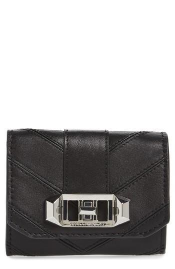 Women's Rebecca Minkoff Love Lock Leather Wallet - Black