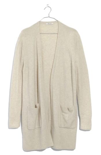 Women's Madewell Kent Cardigan Sweater, Size - Beige
