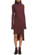Women's Mm6 Maison Margiela Step Hem Turtleneck Dress