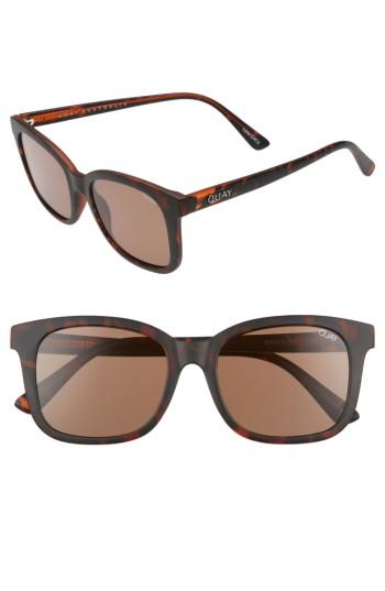 Men's Quay Australia Kingsley 52mm Sunglasses - Chocolate/ Brown